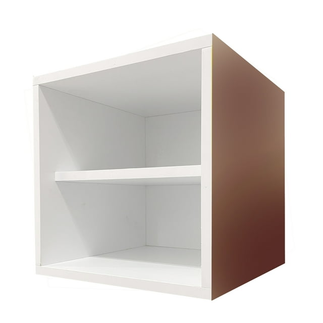 Buro Flotante Baño Mdf Anti Humedad Bocina Cafe