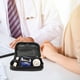 thumbnail image 5 of Estuche portátil para medidor de glucosa para suministros para diabéticos, bolsa organizadora de viaje para monitor de glucosa en sangre, bolsa de almacenamiento negra, estuche para glucosa, 5 of 6
