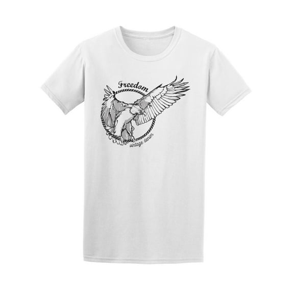 Eagle In Flight Tee. Men's -Image by Shutterstock
