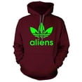 thumbnail image 5 of Aliens - Adidas Logo Parody Hoodie, 5 of 8