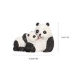 thumbnail image 4 of Estatua de Panda simulación innovadora decorativa pintada a mano Mini figura de Panda para jardín al aire libre hogar coche, 4 of 8