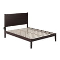 thumbnail image 3 of AFI NoHo 14" Queen Wood Platform Bed Frame with Modern Panel Headboard, Espresso, 3 of 7
