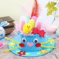 thumbnail image 4 of Children Diy Easter Hat Set Decorations Crafts , To Make Your Own Easter Bonnet Game Supplies For KindergartenBlue, 4 of 4