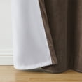 thumbnail image 4 of Better Homes & Gardens Velvet Grommet Blackout Single Curtain Panel, Brown, 52" x 63", 4 of 7