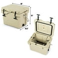 thumbnail image 4 of Aimee Lii 16 Quart 24-Can Capacity Portable Insulated Ice Cooler with 2 Cup Holders, Travel Cooler, Outdoor Picnic Camping Equipment for Camping Hiking Traveling, 4 of 4