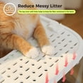 thumbnail image 6 of PAWZ Road 2-Doors Enclosed Cat Litter Box Large with Easy-Lift lid for Indoor Cats Easy to Clean, Gray, 6 of 21