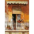 thumbnail image 2 of Haenraets, Willem 18x24 White Modern Wood Framed Museum Art Print Titled - Balcony II, 2 of 4