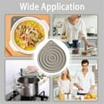 thumbnail image 3 of 5 Pcs Silicone Microwave Plate Warmers, Non-Slip Food Warming Mats, 3 of 5