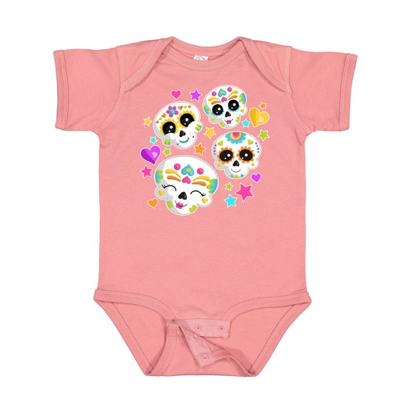 Inktastic Decorative Skull Party for Day of the Dead Boys or Girls Baby Bodysuit
