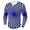 Dark Blue, variant on Fashion T-Shirts for Men Trendy Dizzy Graphic Henley Shirt Novelty 3D Optical Illusion Print Long Sleeve 4 Button T Shirt Big and Tall Hipster Streetwear Tops Dark Blue M