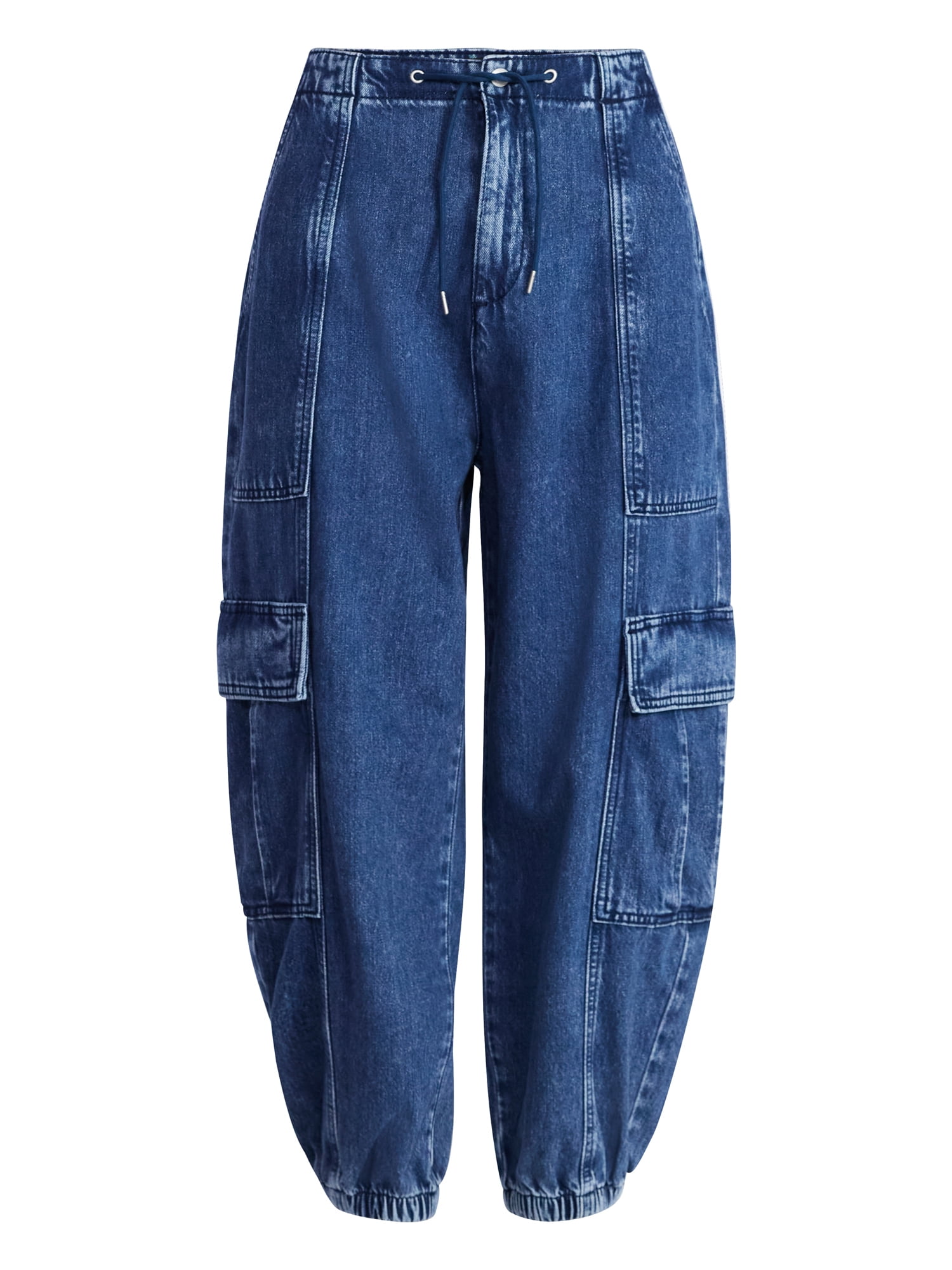 Scoop Women’s and Women's Plus Cotton Utility Jogger Pants, Sizes XS-4X
