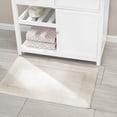 thumbnail image 3 of Alfombra de baño mDesign Soft, estilo hotel, 100% algodón, 2 unidades, color natural, 3 of 8