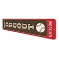 thumbnail image 4 of Baseball Dugout Novelty Decor, Metal Wall Sign - 4x18 Inches, 4 of 4