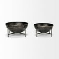 thumbnail image 3 of Mercana Cauldron Decorative Set of Two Bronze Metal Bowls, 3 of 5