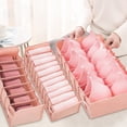 thumbnail image 5 of Wovilon Underwear Storage Box With Compartments Socks Bra Underpants Folding Drawer Type Underwear Storage Box, 5 of 5