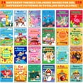 thumbnail image 2 of Libros para colorear Mczan, paquete de 48 para niños de 2 a 12 años con 288 imágenes, 2 of 7