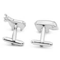 thumbnail image 4 of SuperJeweler Stainless Steel Polar Bear and Bull Cufflinks For Men, Fits Standard Shirt, 4 of 6