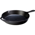 thumbnail image 2 of Lodge Seasoned Cast Iron Skillet w/Tempered Glass Lid (12 Inch) - Medium Cast Iron Frying Pan With Lid Set, 2 of 4