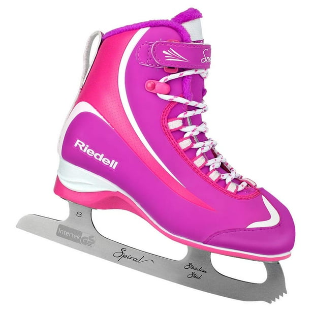 Riedell Girls 615 Spiral Jr Figure Ice Skates, Kids, Purple/Pink, 9J