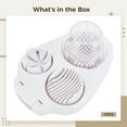 thumbnail image 5 of 3-in-1 Egg Dicer for Hard Boiled Eggs, Egg Cutter with Slicing, Dicing, Striping Functions, Includes Built-In Storage Box for Kitchen Organization, Easy to Clean and Use, 5 of 5
