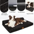 thumbnail image 4 of Cama ortopédica Jolifield de jacquard impermeable para perros grandes, 4 of 6