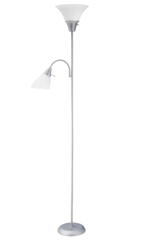 torchiere floor lamp with task light