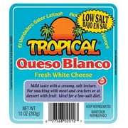 Tropical Queso Blanco Low Salt 10oz, Fresh White Cheese
