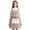 Blue, variant on Women's Apron With Pockets, Floral-Print Kitchen Apron, Water-Resistant Cotton Apron With Adjustable Straps And A Front Pocket, Suitable For The Kitchen, Cooking, Painting, And Baking