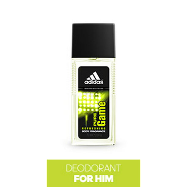 rural Bergantín Inferir Adidas Pure Game Body Fragrance for Men, 2.5 fl oz - Walmart.com