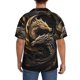 thumbnail image 3 of Fotbe Vintage Metal Dragon Camisa Estampada de Manga Corta para Hombre, Casual de Verano, Estilo Playero, Sin Arrugas-4X-Large, 3 of 5