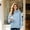 Sky Blue, variant on UDAUDU Women Oversized Hoodie Trendy Fleece Lined Fall Winter Sweatshirts with Pocket Long Sleeve Casual Y2K Hoodie Preppy Pullover Hot Pink M