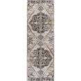 thumbnail image 2 of Brinton Vintage Plush Polypropylene Indoor Area Rug - 2' 7" x 8', Slate, 2 of 4
