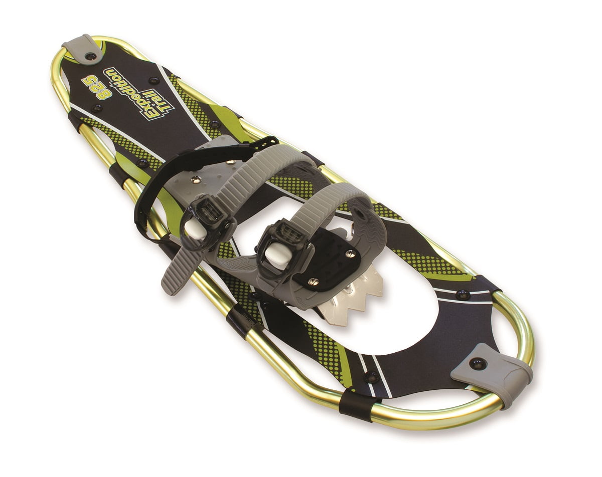 Expedition Trail Men and Women's Lightweight Aluminum Snowshoe Kit, Size 19, Ratchet Binding