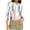 Brown, variant on qucoqpe Crop Tops for Women Summer Fashion Casual Solid Color Crew Neck 3/4 Sleeve Shirts Slim Fit Blouses