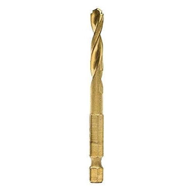 Broca DEWALT DD5120 de nitruro de titanio resistente a impactos, 5/16 pulgadas