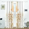 thumbnail image 4 of Coolnut Spring Flowers Thermal Insulated Blackout Grommet Printed Window Curtain - 84x55 in - 100% Polyester 2 Panels, Symmetry, 4 of 5
