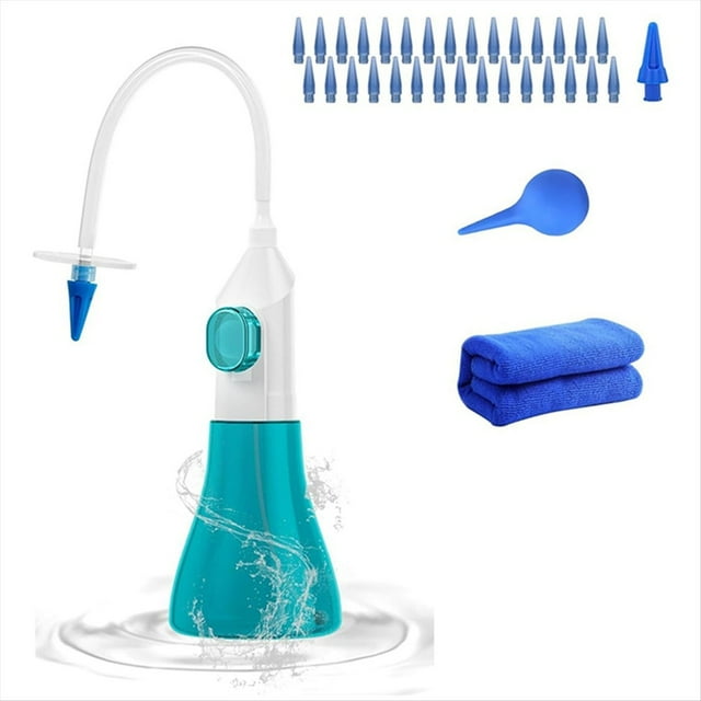 Kit de Eliminación de Cerumen, de Irrigación Manual de Oídos, Limpiador de Oídos Seguro y Eficaz para Eliminar la Acumulada.