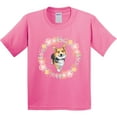 thumbnail image 3 of Inktastic Corgi Wreath for Dog Lovers Youth T-Shirt, 3 of 5