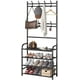 thumbnail image 1 of Perchero Rack Closet Ropero Practiksa con Zapatera Color Negro Perchero con Estante, 1 of 5