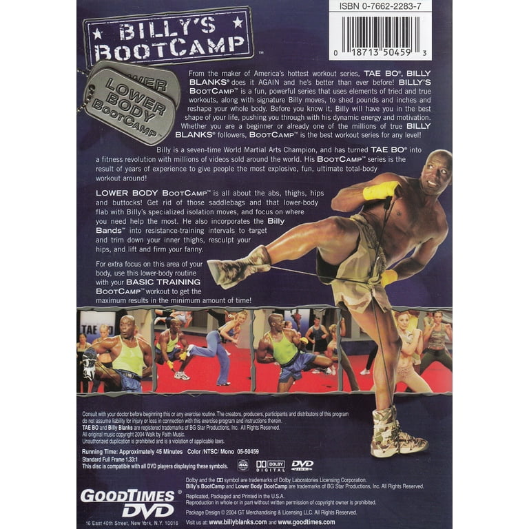Billy s BootCamp Lower Body BootCamp Billy Blanks Tae Bo DVD