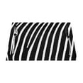 thumbnail image 1 of ZNDUO Placemats, 1 PCS Heat Resistant Stain Resistant Woven PVC Insulation Placemats, Durable Washable Elegant Table Mats for Dining-Zebra Stripes, 18"x12", 1 of 6