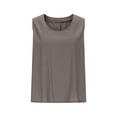 thumbnail image 7 of CHGBMOK White Tank Top Woman Fashion Summer Round-Neck Sleeveless Solid Casual Tank Tops Blouse Sizes S-5XL, 7 of 7