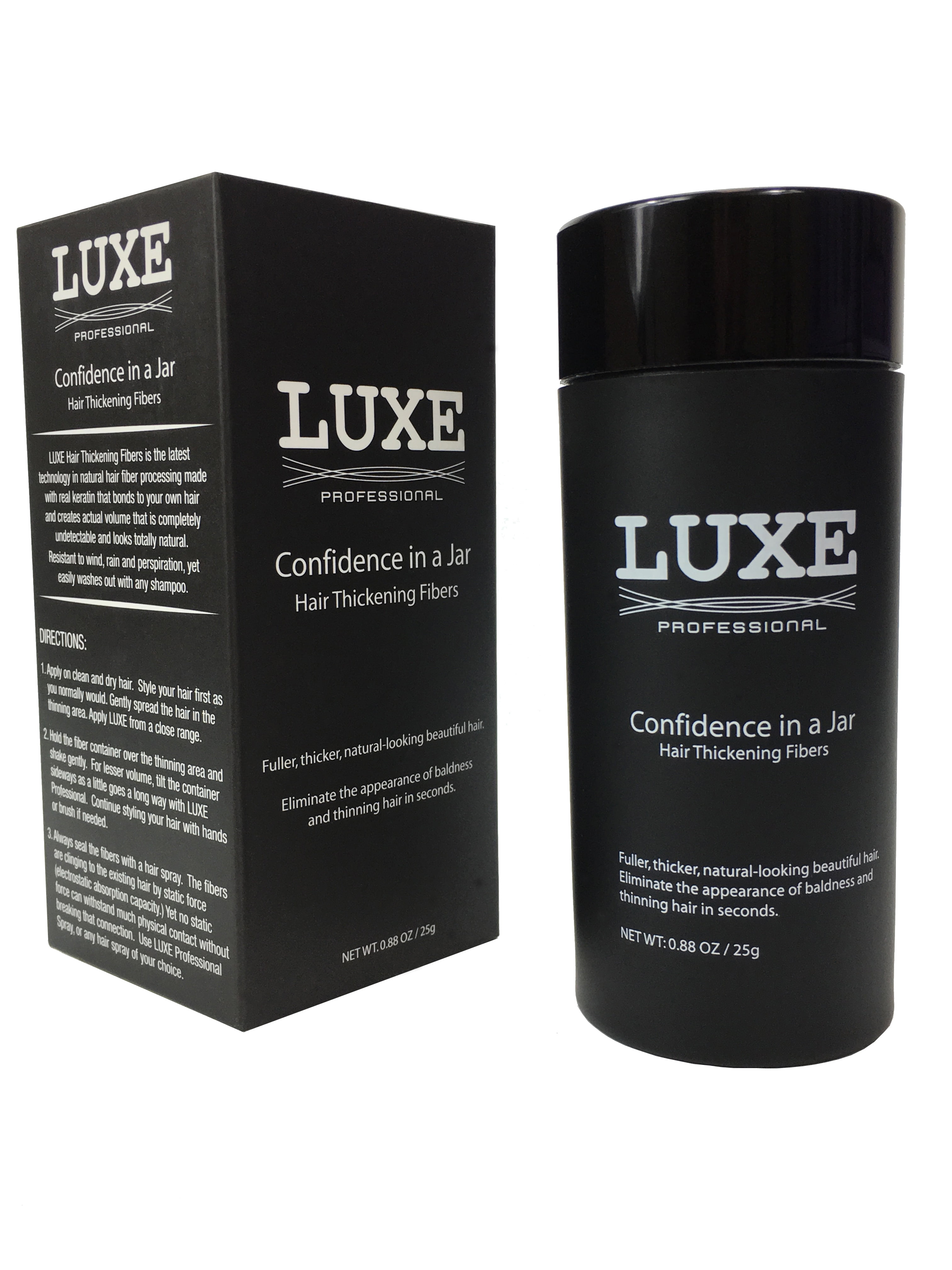 Luxe Luxe Hair Thickening Fibers With Natural Keratin 2 Months