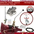 thumbnail image 1 of American Shifter  TH400 Shifter Kit Chrome 12 in. E Brake Cable Clamp Trim Kit Dipstick for F11B0, 1 of 1