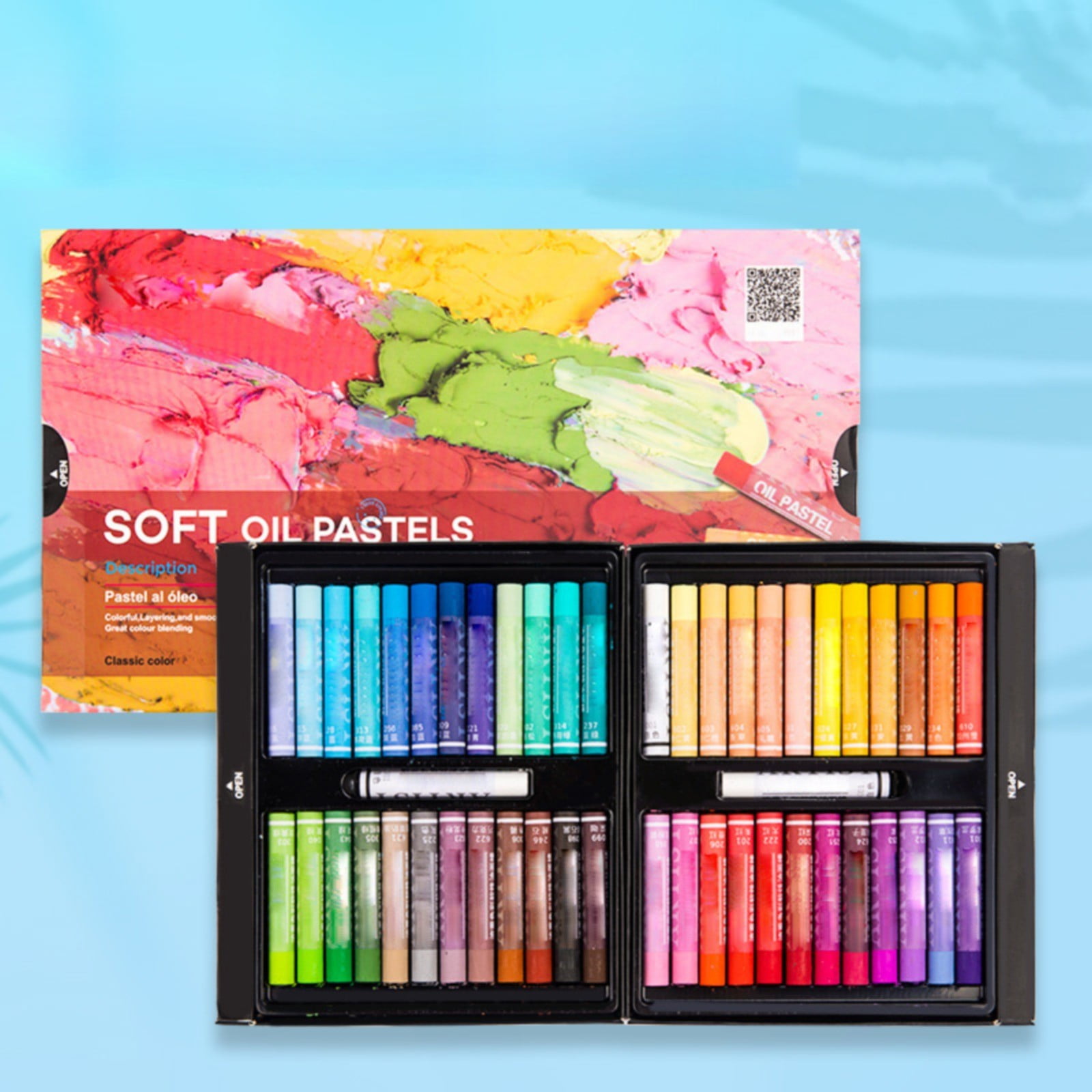 Metallic Oil Pastels Set of 12 Colors