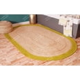 thumbnail image 3 of Chouhan Rugs Natural JuteYellow Bordered Rug Bohemian Rug Decor Rug Handwoven Rug Custom Rug Decorative Rug, 3 of 6