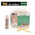 thumbnail image 3 of T.K.Excellent Deck Screws Rust Resistant Wood Screws 2-1/2 inch Tan Exterior Steel Fasteners 395 Pcs, 3 of 9