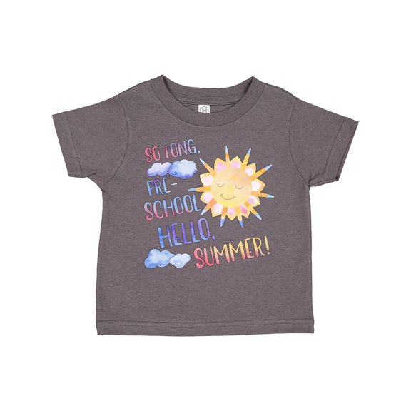 Inktastic So Long, Pre-school Hello, Summer Last Day of School Boys or Girls Toddler T-Shirt