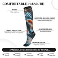 thumbnail image 3 of Bixox Cute Koi Fish Serenity Print Compression Socks,Compression Socks Women & Men Circulation for Medical,Running,Athletic, 3 of 7