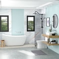 thumbnail image 4 of 19x15 Inch White Ceramic Bathroom Sink with Standard Drain Hole for Easy Installation, 4 of 5